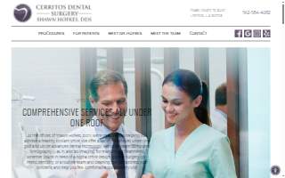 Cerritos Dental Surgery website