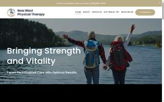 New West Physical Therapy of Artesia website