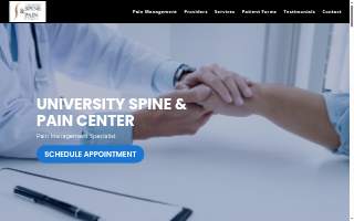 University Spine and Pain Center website