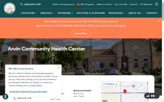 Clinica Sierra Vista - Arvin Community Health Center website