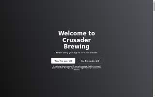 Crusader Brewing website