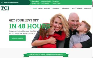 Tax Crisis Institute Las Vegas website