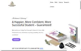 Acclaimed Tutoring website