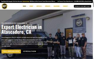 Good Neighbors Electric website
