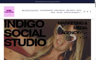 Indigo Social Studio website