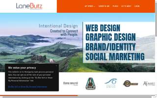 Lane Butz Design Group, Inc. - Tailored Graphic and Web Design Solutions website