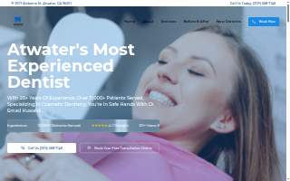 Atwater Dental Care website