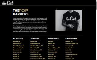 Barber Shop website