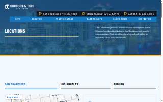 Choulos & Tsoi Law Firm website