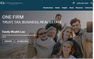 CunninghamLegal website