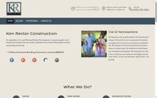 Ken Rector Construction website