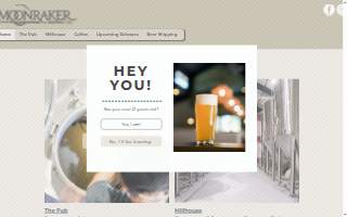 Moonraker Brewing Co. website