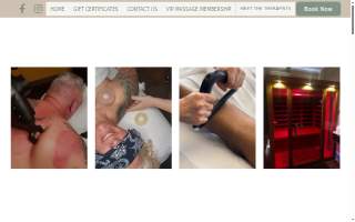 Natural Wellness Massage website