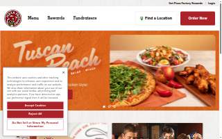 Pizza Factory of Auburn website