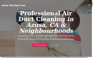 Azusa Ducting Care website