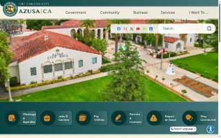Azusa Senior Center website