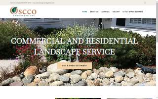 Oscco Landscape Co website
