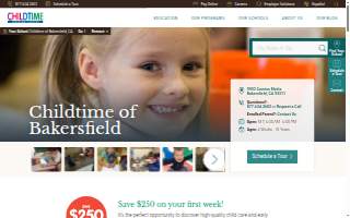 Childtime of Bakersfield website