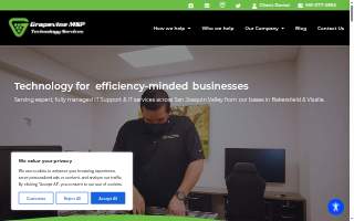 Grapevine MSP Technology Services of Bakersfield website