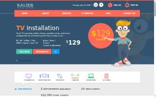 Kalieb Designs website
