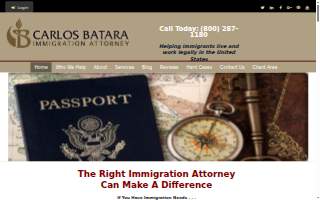 Batara Immigration Law of Temecula website