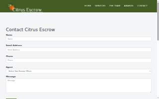 Citrus Escrow, Inc. of Banning website