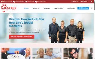 Jesters Hearing Aid Center Inc. of Banning website