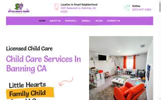 Little Hearts Family Child Care LLC website