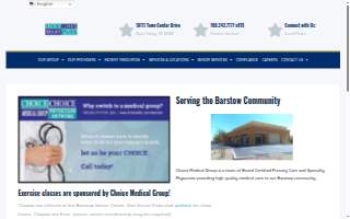 Choice Medical Group of Barstow website
