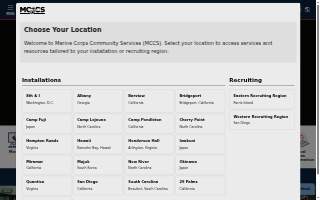 MCCS Barstow Barber Shop website