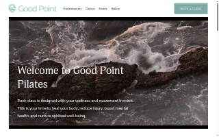 Good Point Pilates website