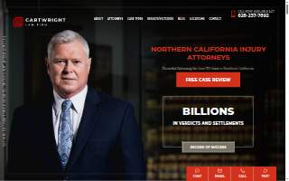 The Cartwright Law Firm, Inc. of Bay Point website