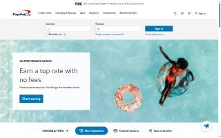 Capital One Plumbing of Beaumont website