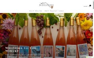 Middle Ridge Winery of Beaumont website