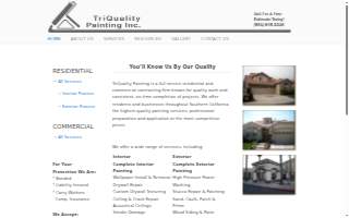 TriQuality Painting Inc. website