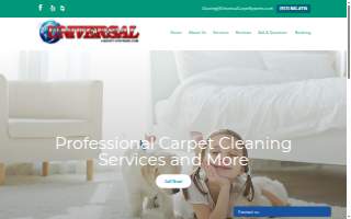 Universal Carpet Systems website