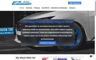 Ez Auto Collision Repair website