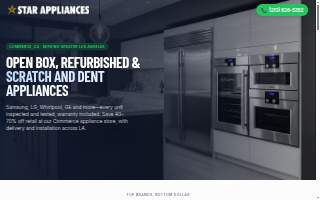 Star Appliances website