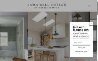 Tama Bell Design website