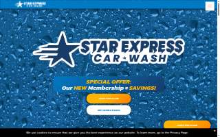 Star Express Car Wash website