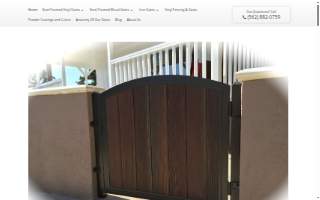 Straight Gate Fence Co of Bellflower website