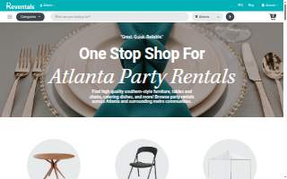 Bay Area Event Rentals website