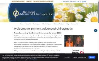 Belmont Advanced Chiropractic website