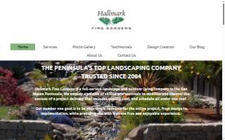 Hallmark Fine Gardens website