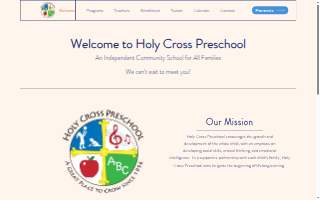 Holy Cross Preschool website