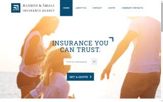 Alonzo & Small Insurance website