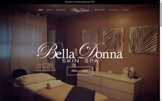 Bella Donna Skin Spa website
