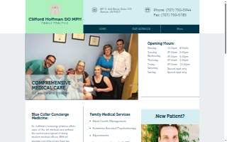 Clifford Hoffman DO, MPH Family Doctor website