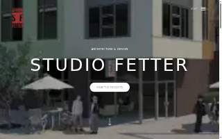 Studio Fetter Architecture website