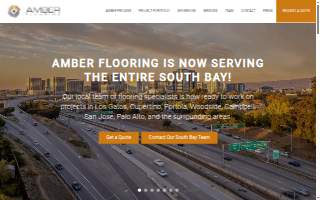 Amber Flooring of Berkeley website